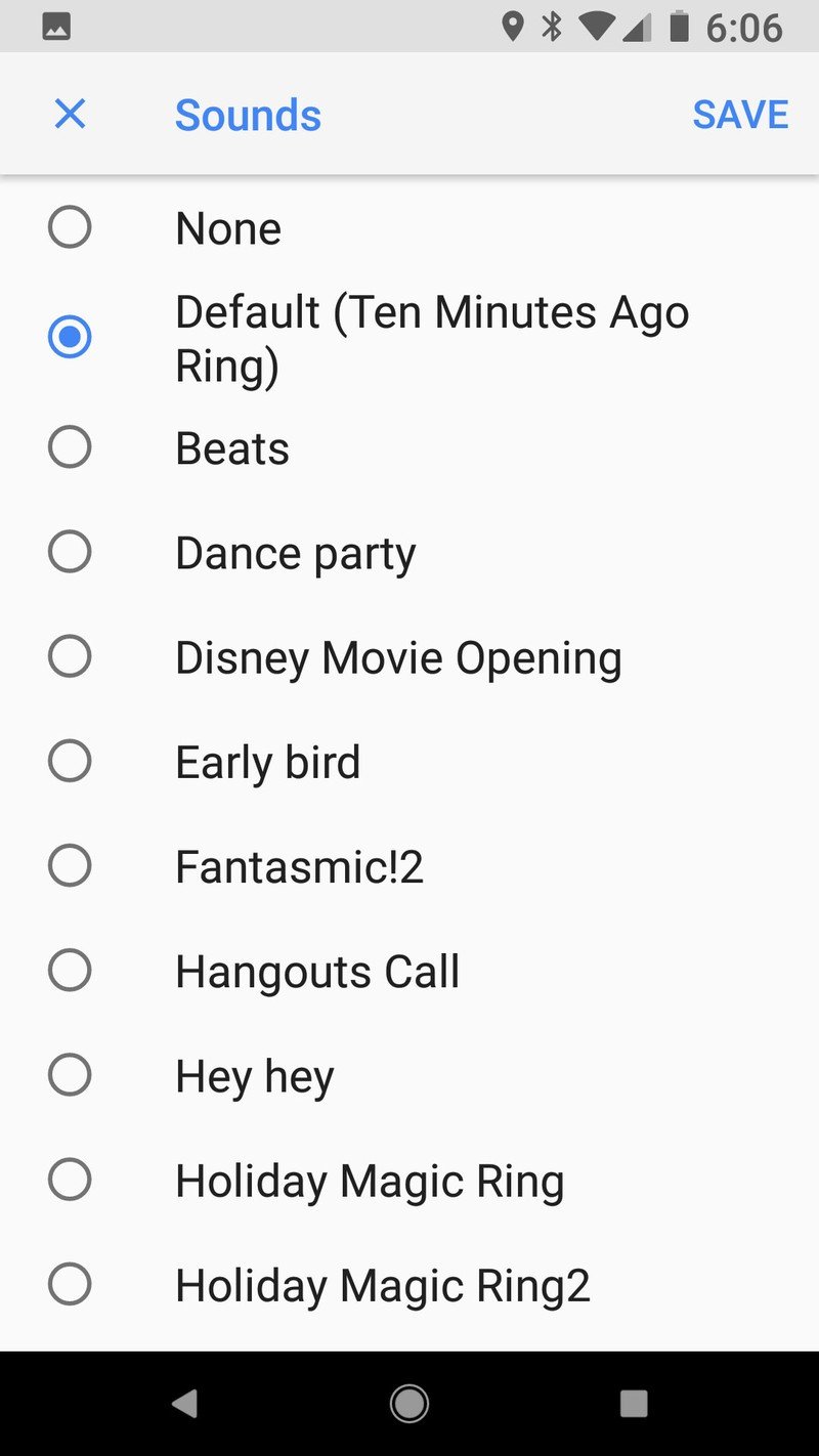 Custom ringtone