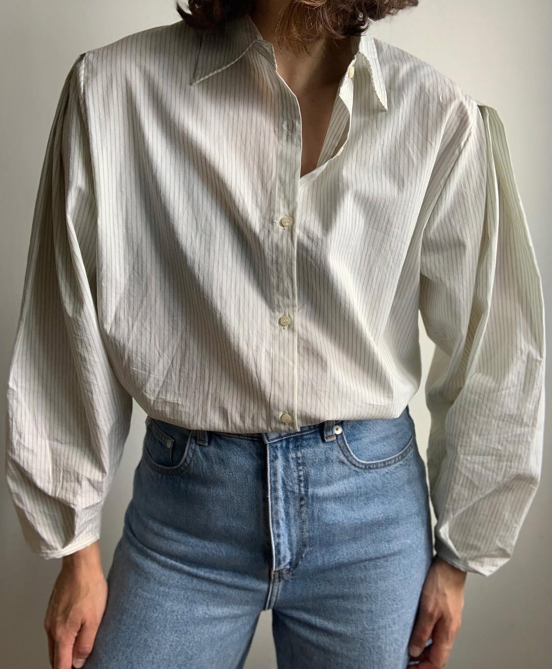 Striped shirt + jeans outfits