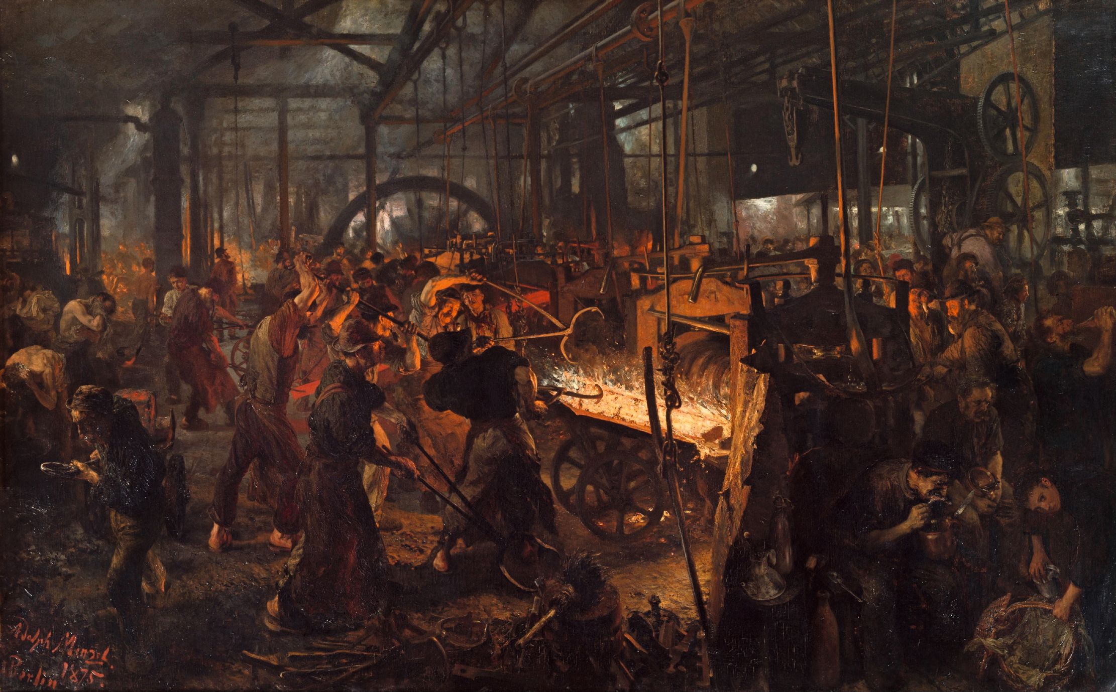 Sweat, struggle, survival: Capturing the endeavour of industry on canvas