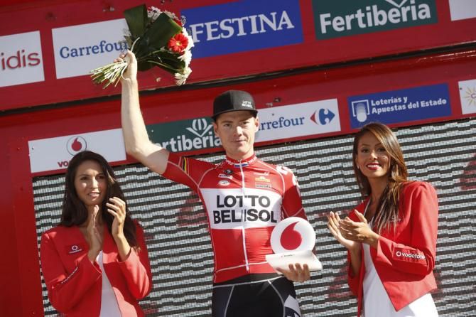 Pim Ligthart (Lotto-Belisol) collects his most aggressive prize