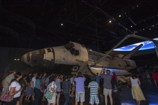 Tour Gets Up Close to Shuttle