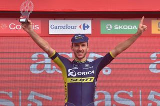 Adam Yates after stage 9 of the Vuelta a España