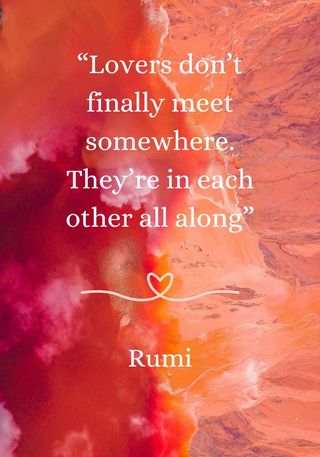 Quote by Rumi about love, included as part of a round up of the best love quotes