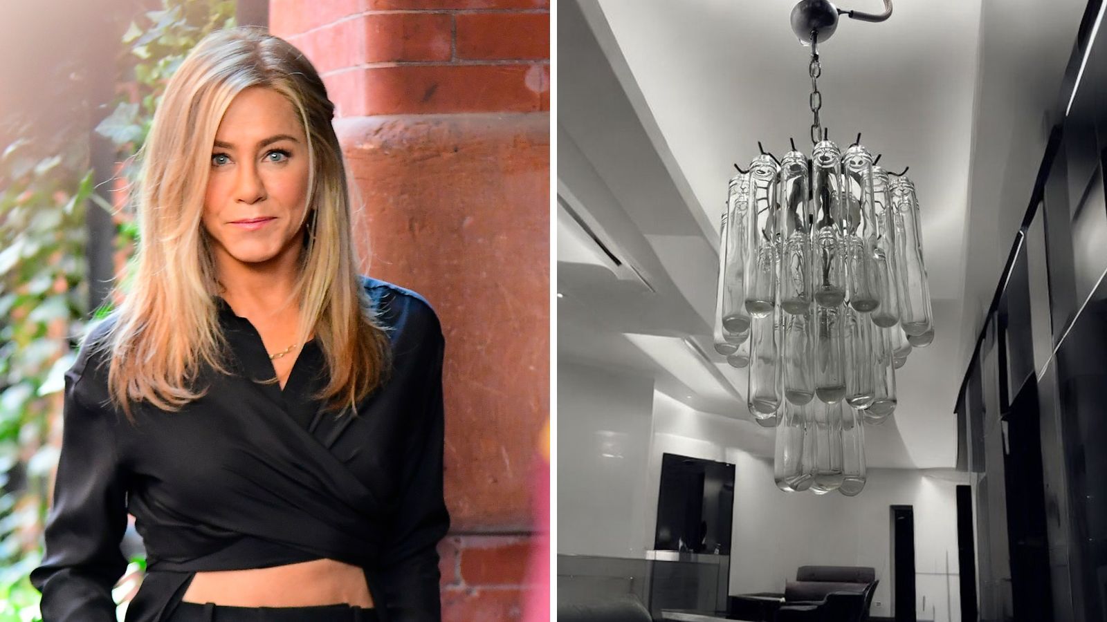 I'm a Celebrity Design Editor With Very High Standards – Jennifer Aniston's Italian Entryway Chandelier Blew Me Away
