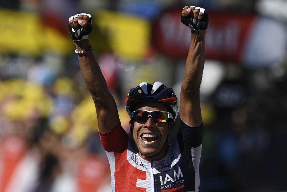 Jarlinson Pantano (IAM Cycling) wins stage 15 of the Tour de France