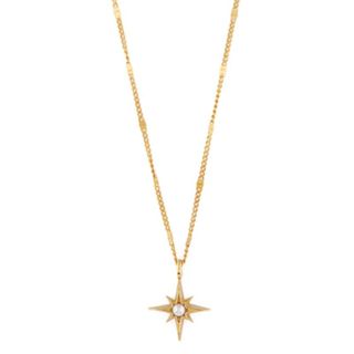 gold starburst necklace