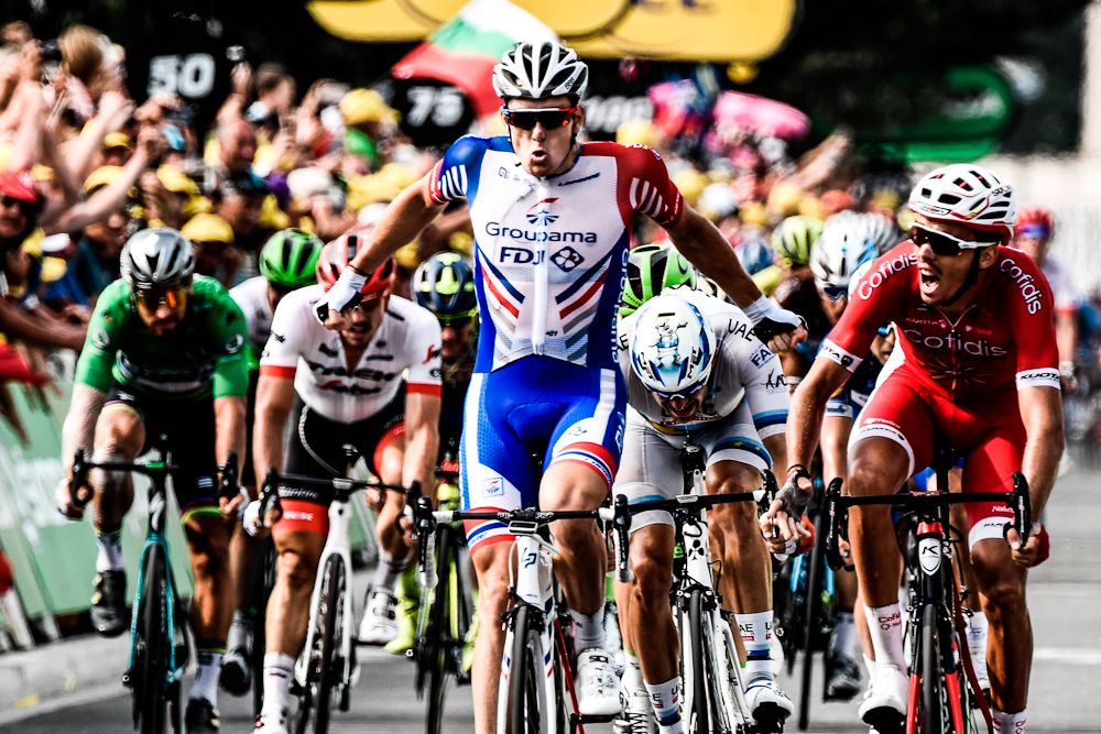 Arnaud Demare wins stage 18 at the Tour de France
