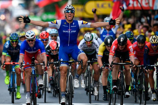 Marcel Kittel (Quick-Step Floors) wins stage 2 of the 2017 Tour de France