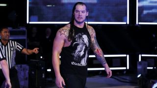 A shot of Baron Corbin in the ring
