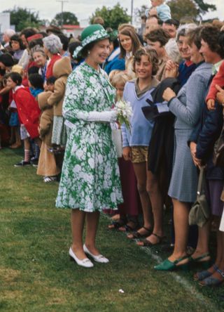 Queen Elizabeth II visiting Australia for her Silver Jubilee