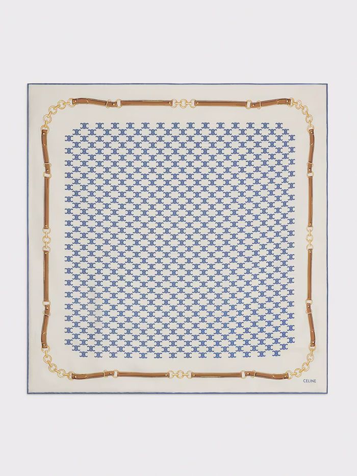 CELINE, Bandana in Heritage Silk Twill
