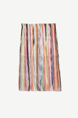 Pleated Midi Skirt, Zara