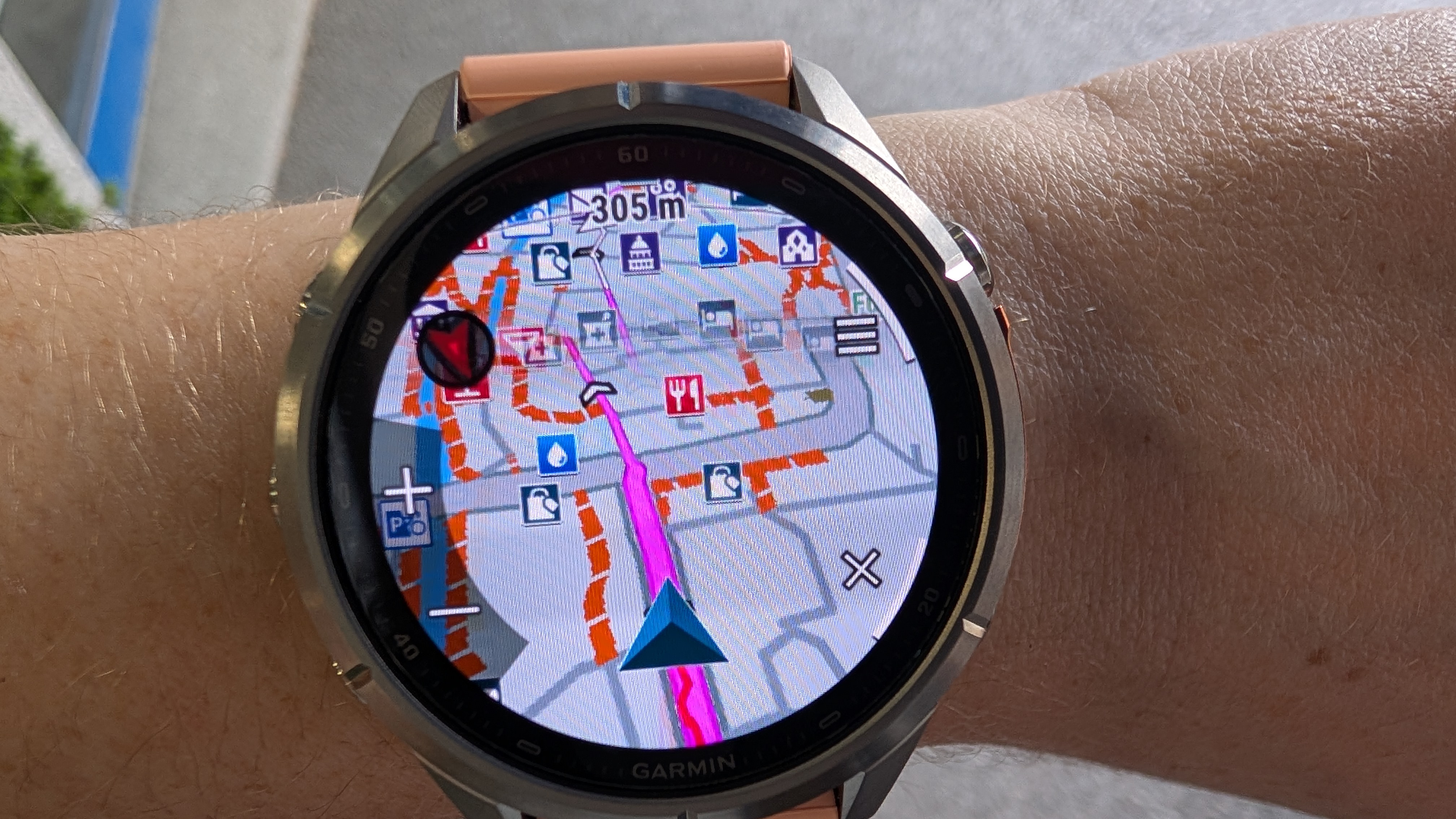 Garmin fenix 9 Pro on wrist during activity