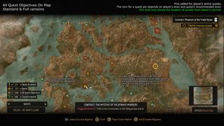 The Witcher 3 All Quest Objectives On Map
