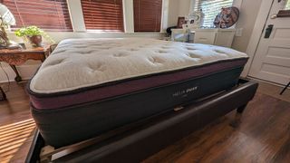 Helix Dusk Luxe mattress in reviewer's bedroom