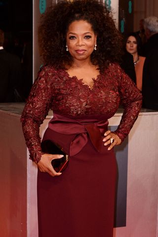 Oprah Winfrey at the BAFTAs 2014