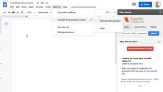 Google Docs add-on