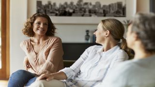 Women laughing together