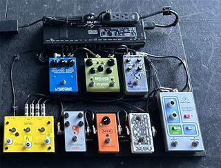 Billy Corgan's 2024 pedalboard