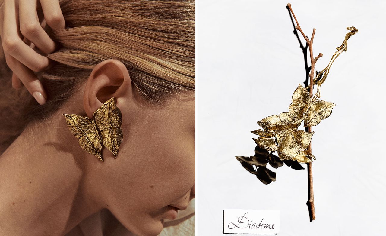 Gold animal jewellery by Goossens.