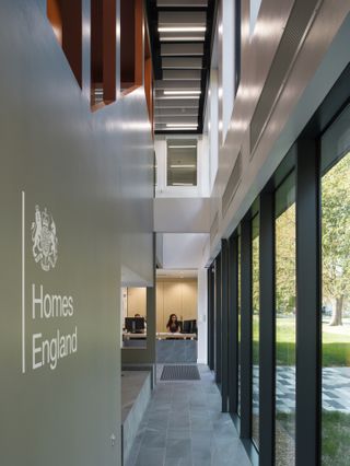 Northstowe Homes England Office entrance