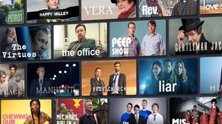 Selection of shows available on Britbox
