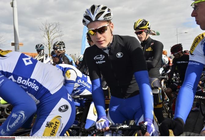 Gijs Van Hoecke didn't make it to the finishline
