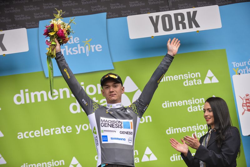 Mark McNally (Madison Genesis) was the most combative rider