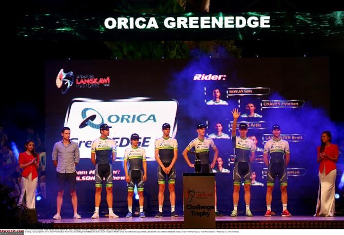 Orica-GreenEdge at the Tour de Langkawi team presentation
