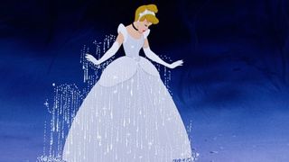 Cinderella gets her magical dress