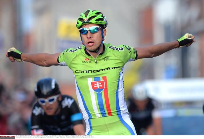 Peter Sagan (Cannondale) back to winning after a disappointing Milan-San Remo