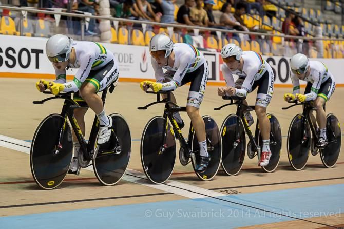 Australia were fastest in the men's team pursuit