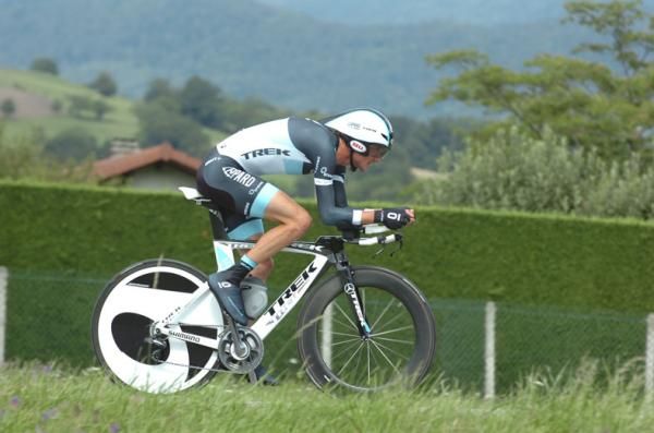 Frank Schleck (Leopard Trek) was resigned to third place early on in the day.