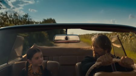 Sophie Sloan and Mads Mikkelsen in Dust Bunny