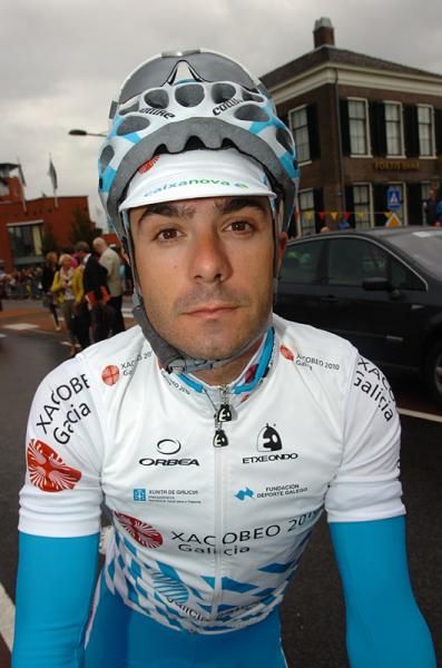 Gustavo Dominguez (Xacobeo Galicia) prior to Vuelta a Espa&ntilde;a stage two