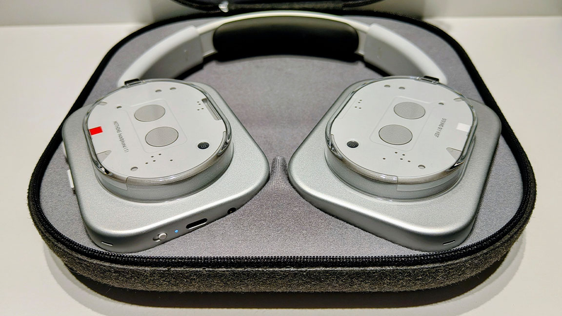 Nothing Headphone 1 review; earphones in a case
