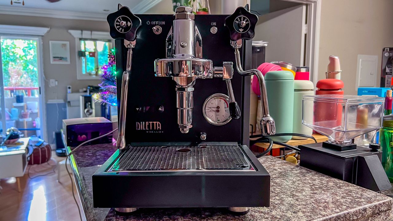 Seattle Coffee Gear Diletta Bello+ during testing