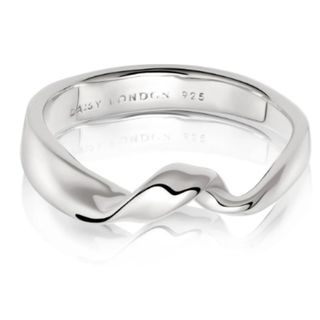silver twist ring