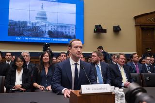Facebook chairman and CEO Mark Zuckerberg faced questioning from lawmakers on Capitol Hill.
