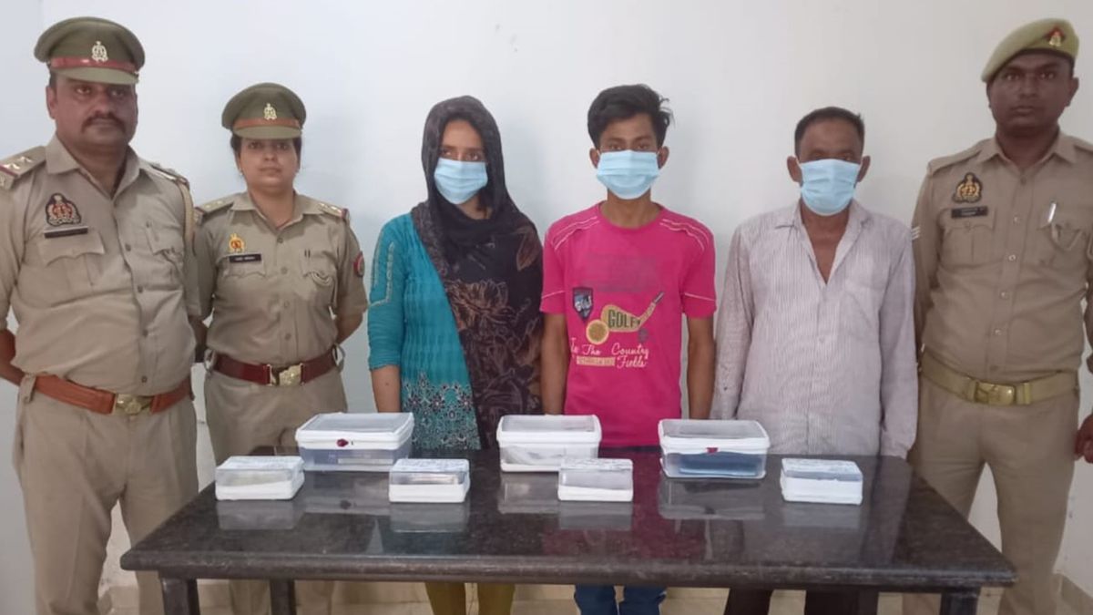 Commendable work of Commissionerate Gautam Buddha Nagar Police The Pakistani woman living illegally and the accused who gave her protection were arrested. Thana Rabupura