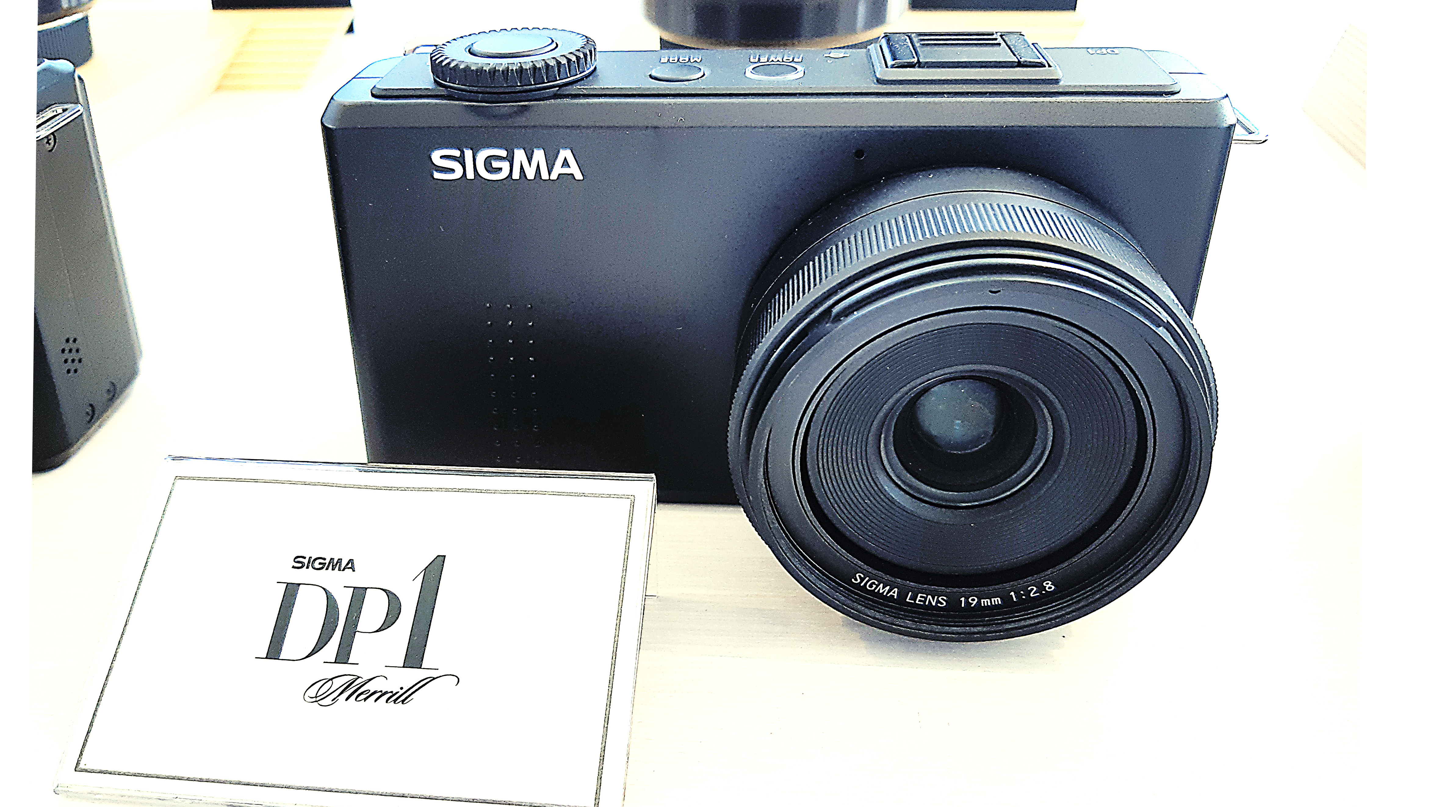 Sigma DP1 Merrill (2012). Although the model name remained the same, this was an all-new model with a higher-res Foveon X3 sensor that had three 15-megapixels layers to give 46 MP in total (44.3 MP effective). It was also ‘APS-C’ in size so there was a new 19mm f/2.8 lens to maintain an effective focal length of 28mm. The Merrill name is a tribute to the Foveon founder.