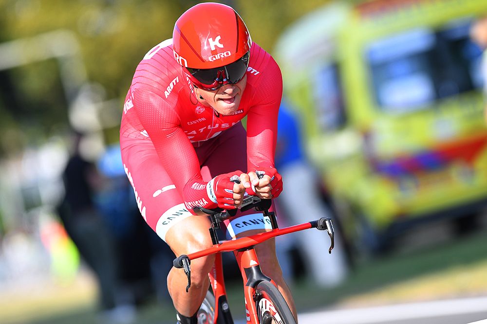 Alexander Kristoff en route during stage 2 at the Eneco Tour