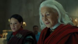 Helen Mirren and Lucy Liu in Shazam! Fury of the Gods