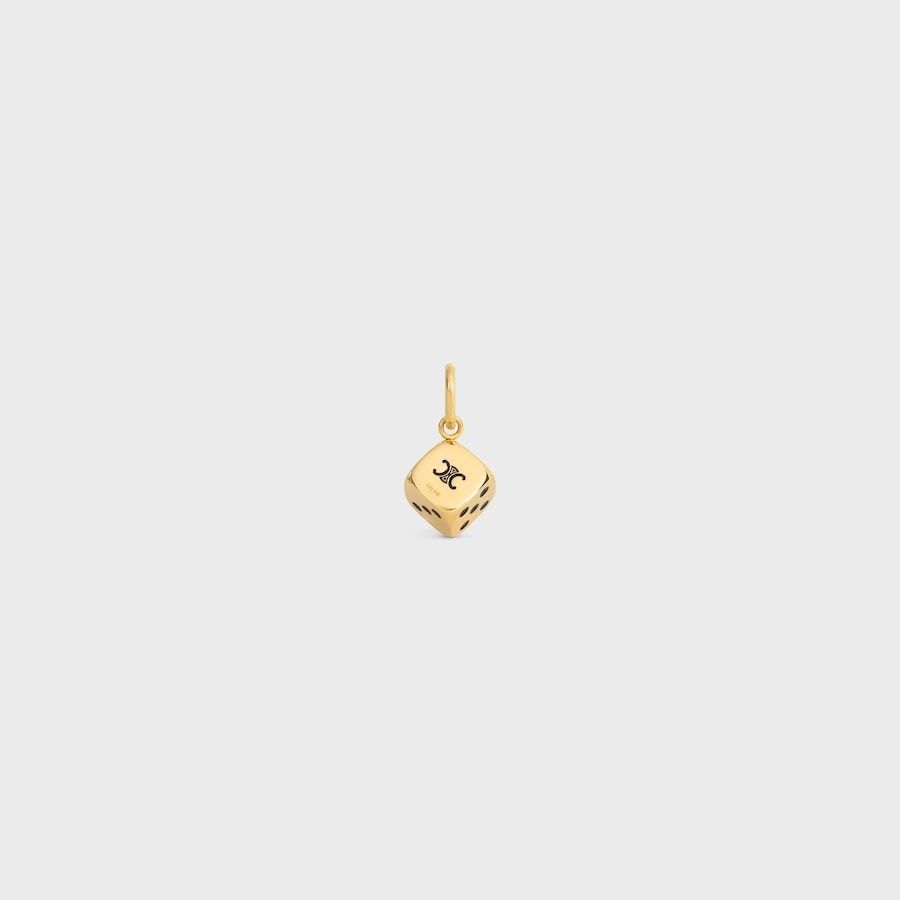 CELINE, Celine Charms Triomphe Dice in Enamel and Aluminium