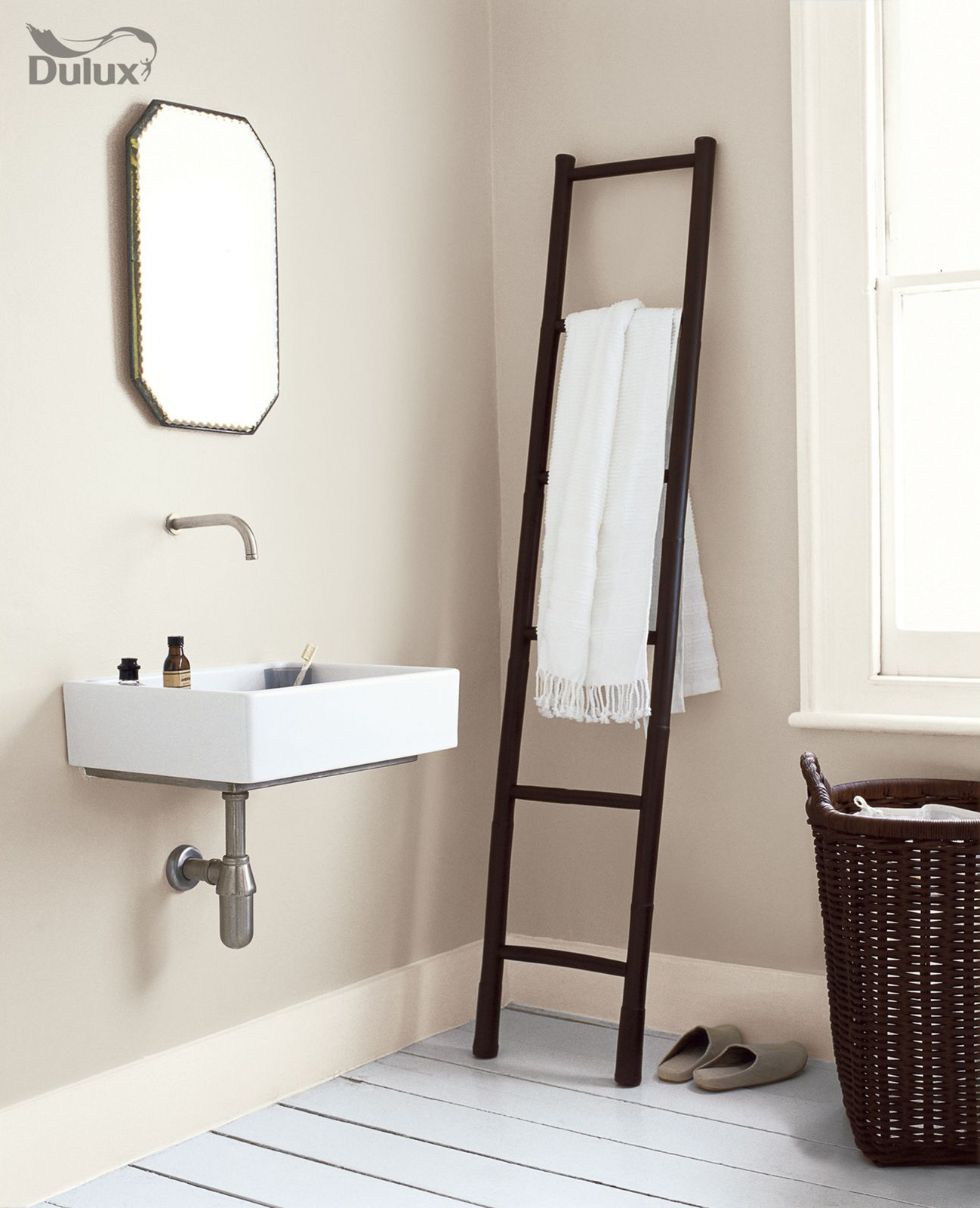 Dulux Bathroom Egyptian Cotton is the best white paint for bathrooms