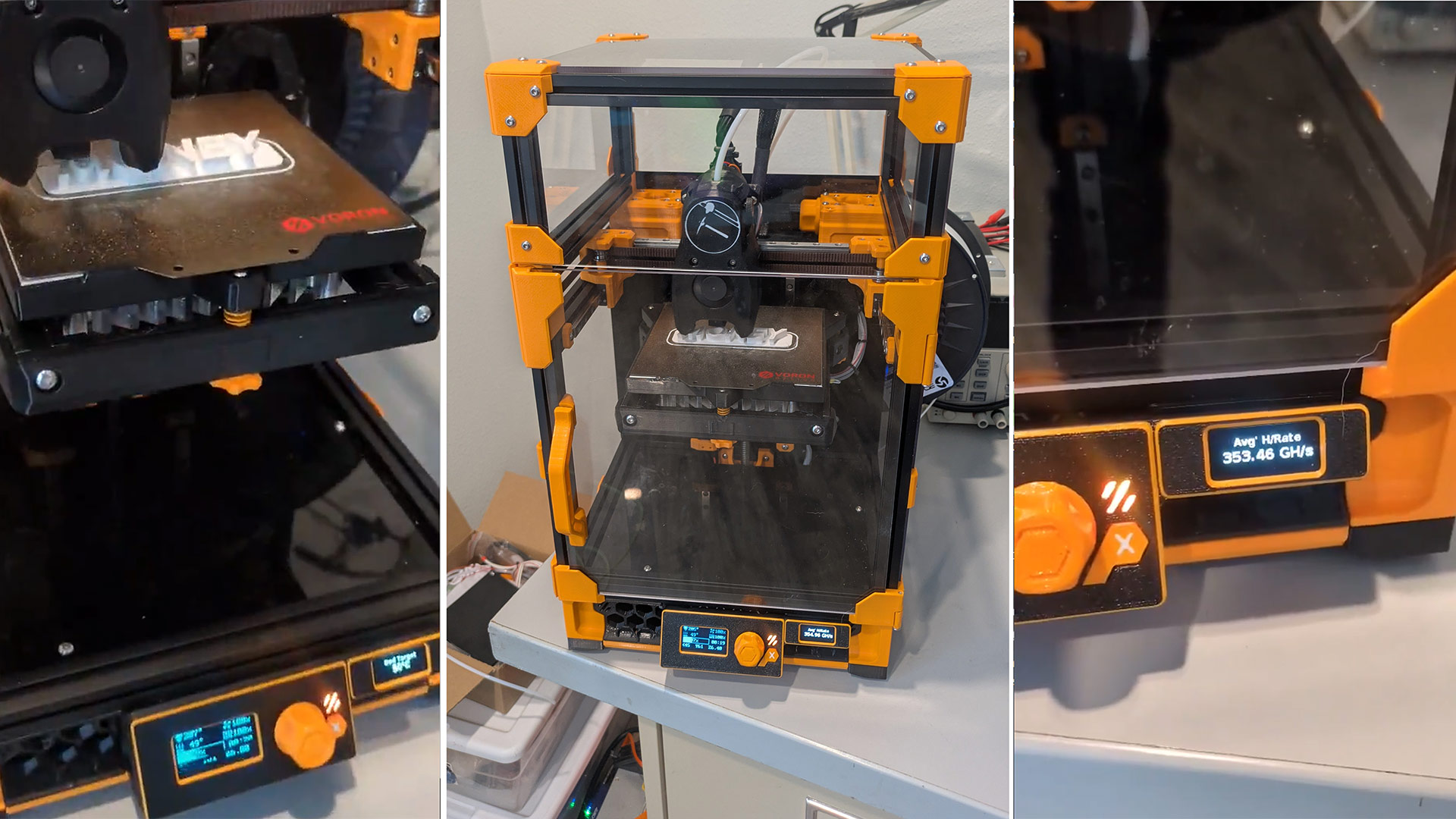 Bitcoin mining 3D printer prototype 