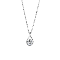 Pandora Brilliance Pendant &amp; Necklace in Silver with 0.50 carat | Pandora