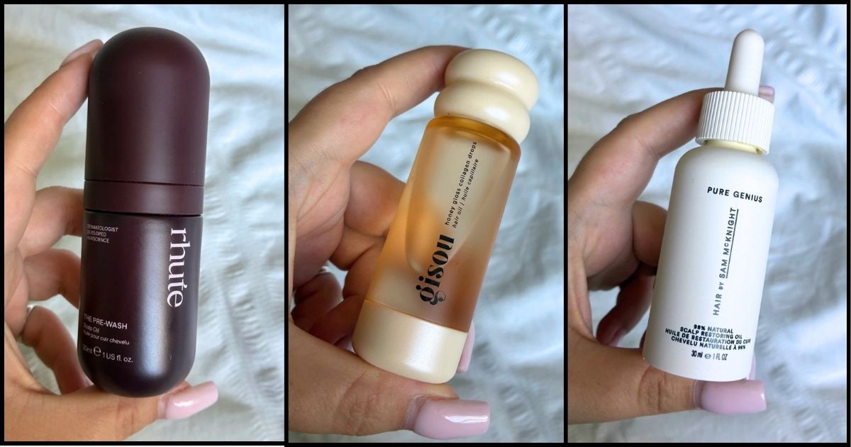 selection of the best pre-shampoo treatments tested by Marie Claire UK