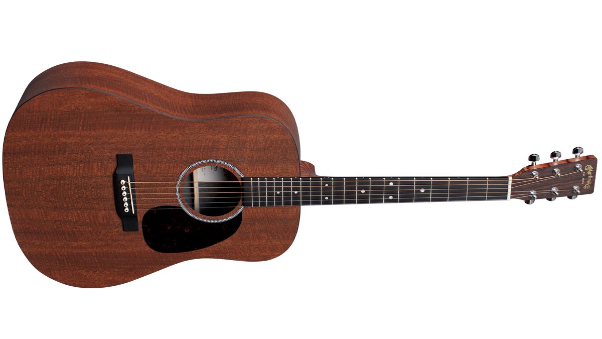 Martin D-X1E Mahogany with figured mahogany HPL top, back and sides. Price $649.