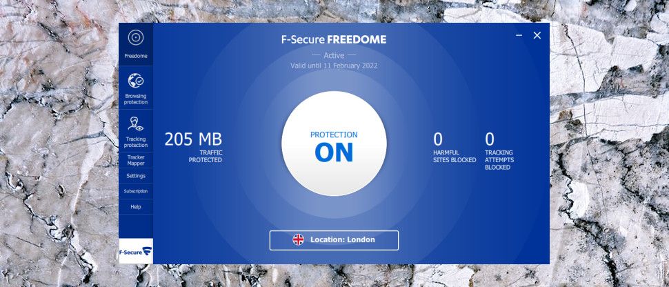 instaling F-Secure Freedome VPN 2.69.35